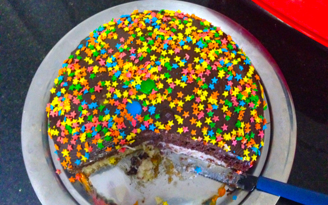 Bolo prestigio para aniversário