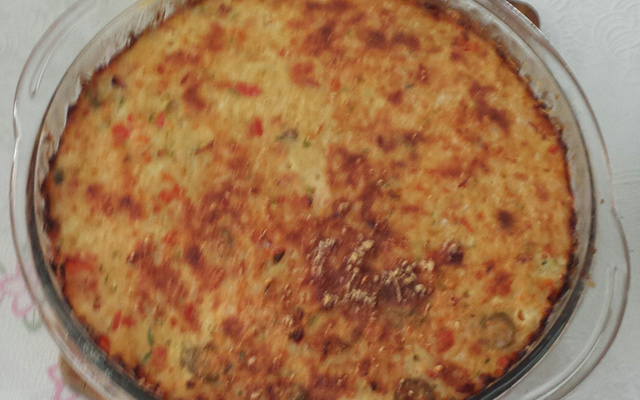 Torta de arroz sobrado