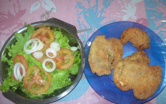 Empanado de peito de frango