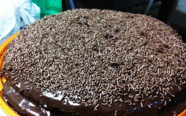 Bolo de Chocolate com Coco (Prestígio)