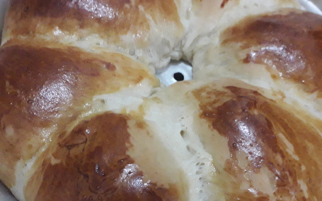 Pão caseiro simples