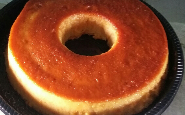 Pudim de pão simples