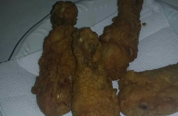 Coxa de frango empanada da mamãe