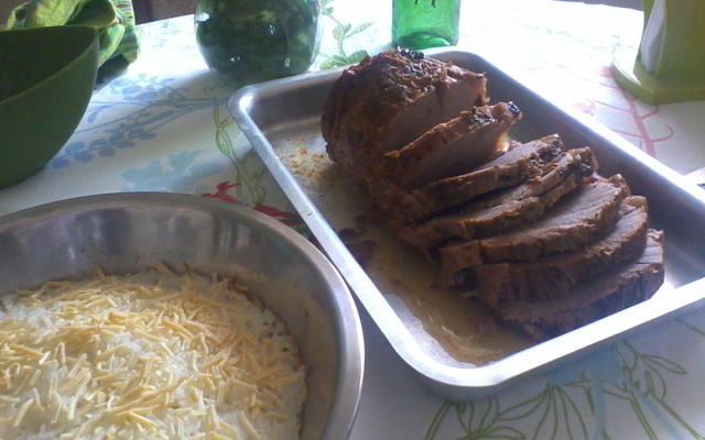 Carne assada na panela de pressão