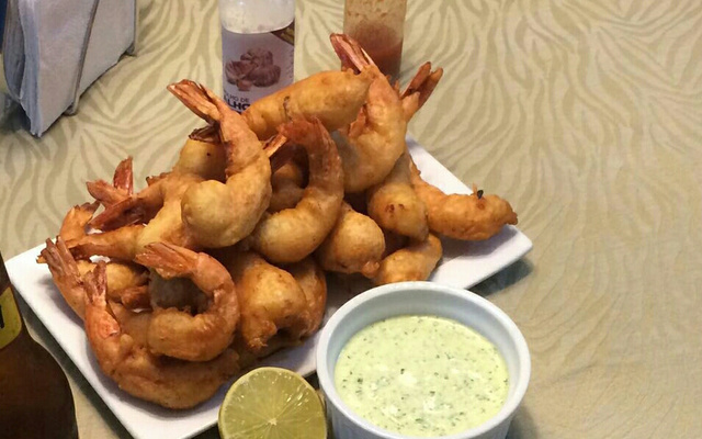 Camarão empanado à chinesa