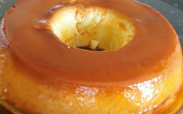 Pudim com leite em Pó