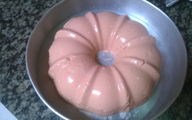 Mousse delícia gelada de ameixa