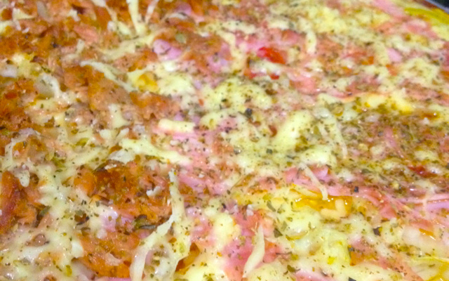 Massa de pizza liquidificador