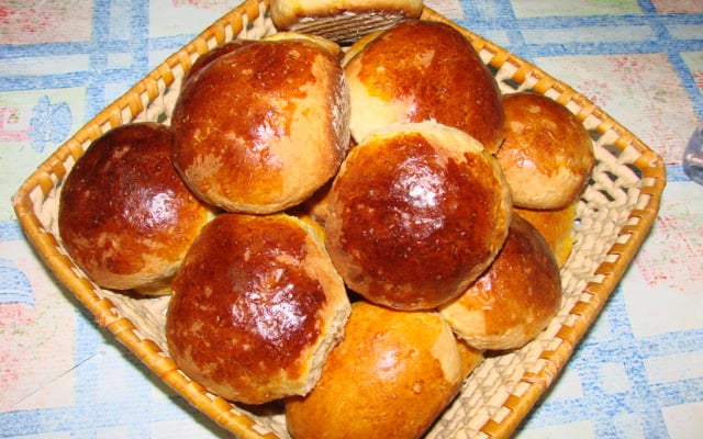 Pão caipira (pão de mandioca)