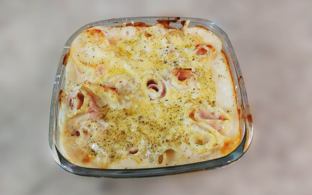 Rondelli de presunto e queijo