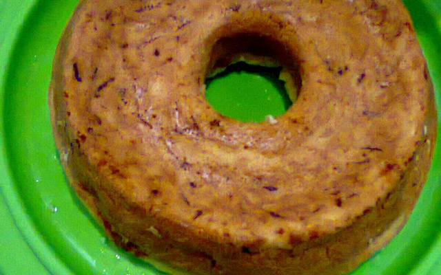 Bolo de pão de queijo recheado