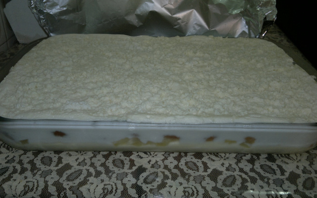 Pavê de abacaxi com coco