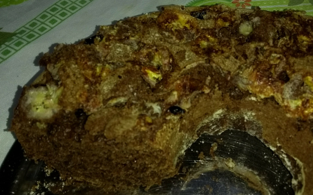 Bolo de banana funcional