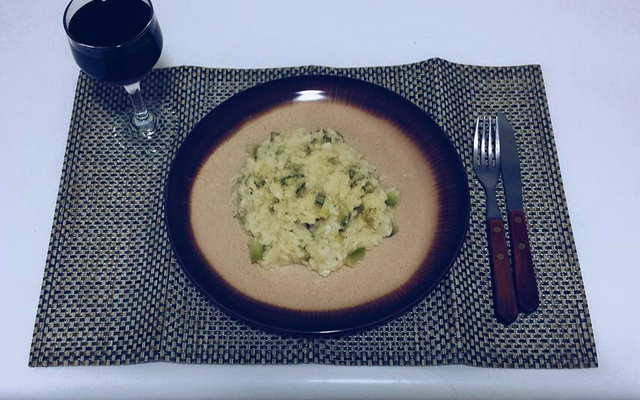 Risoto de abobrinha