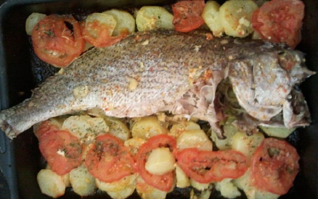 Corvina Recheada Assada