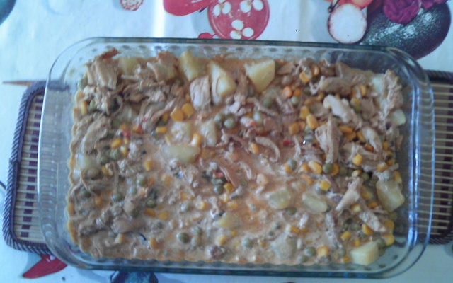 Torta de frango econômica