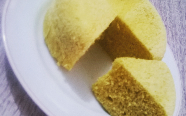 Bolo de Fubá Integral de Microondas