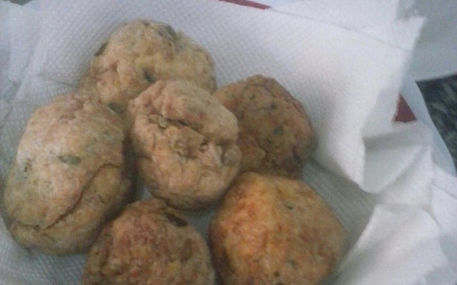 Bolinho de arroz simples da Valéria