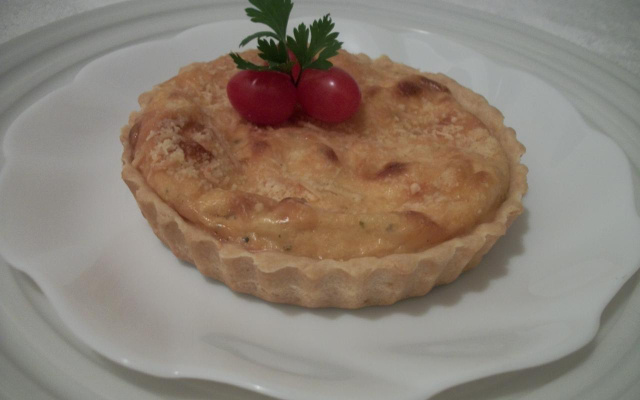Mini quiche de queijo