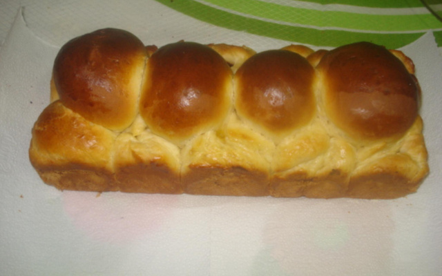 Pão doce de chocolate