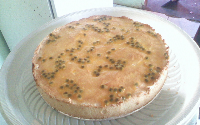 Torta de maracujá