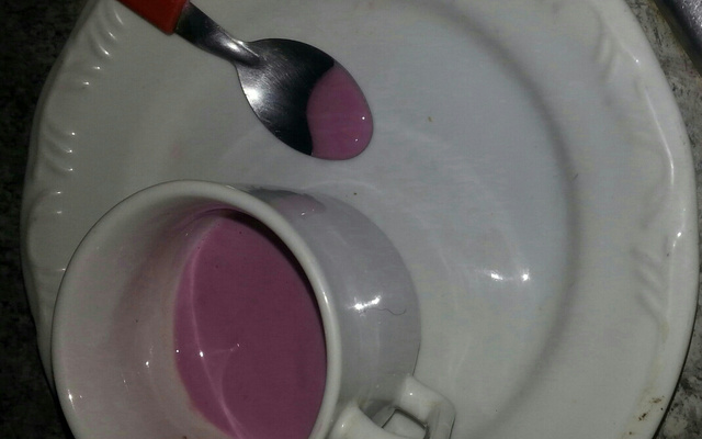 Mousse de leite em pó