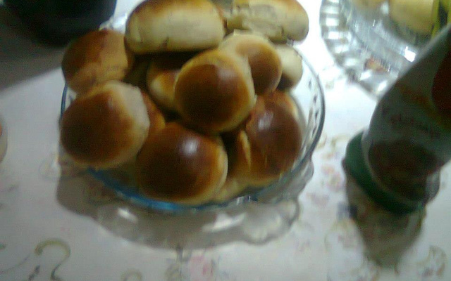 Minipão de linguiça