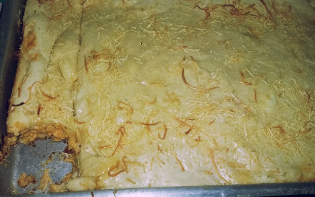 Torta de frango cremoso de liquidificador