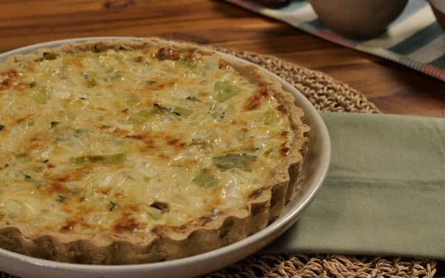Quiche de Grão-de-Bico