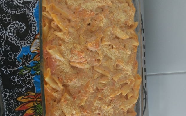 Macarrão com requeijão