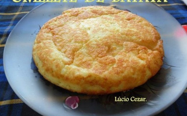 Omelete de batata e queijo do Lúcio Cezar