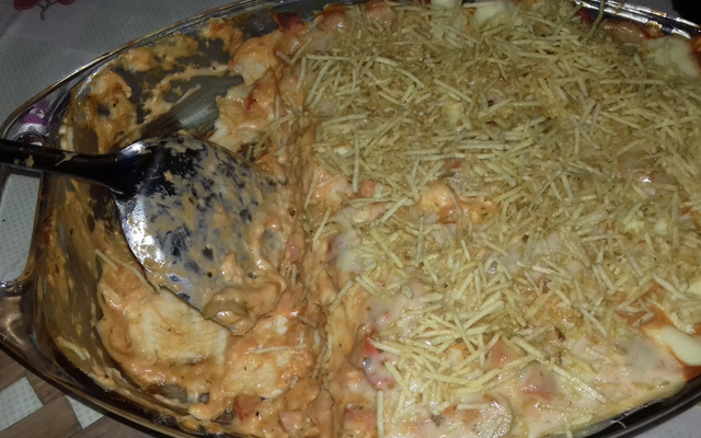 Cachorro quente de forno