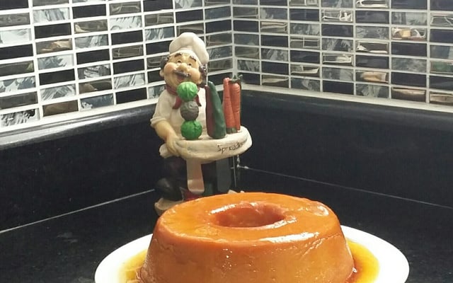 Pudim de pão da Renata