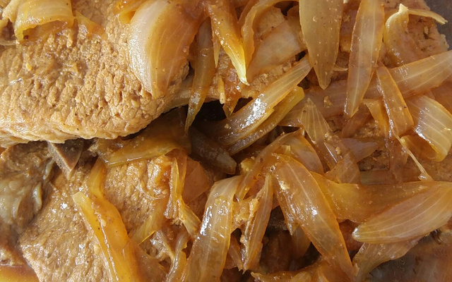 Bisteca de porco frita