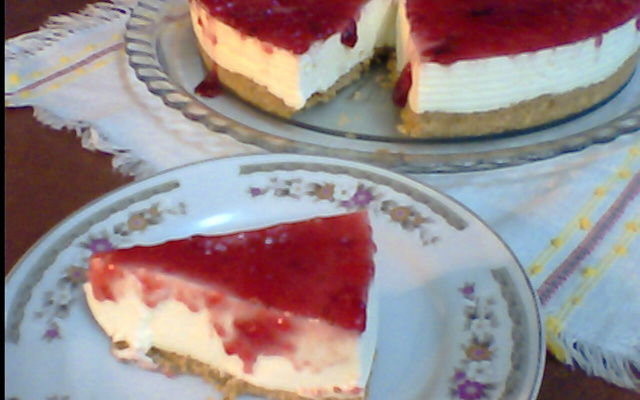 Cheesecake de morango
