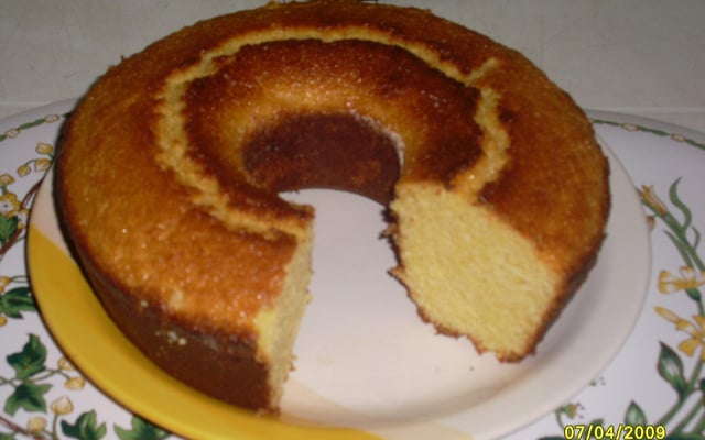 Bolo de farinha de milho