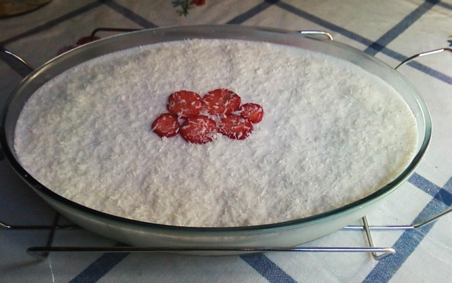 Mousse de coco deliciosa