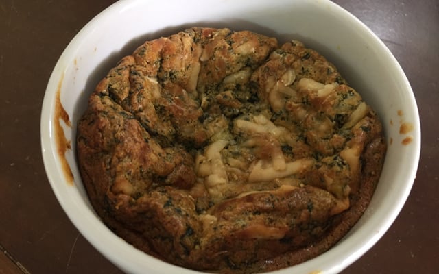 Souflé de espinafre