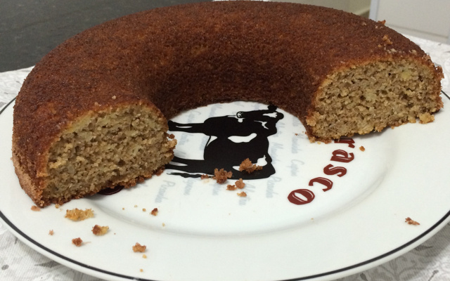 Bolo de banana fofinho