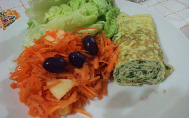 Omelete com salsinha