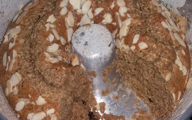 Bolo saudável de amêndoas