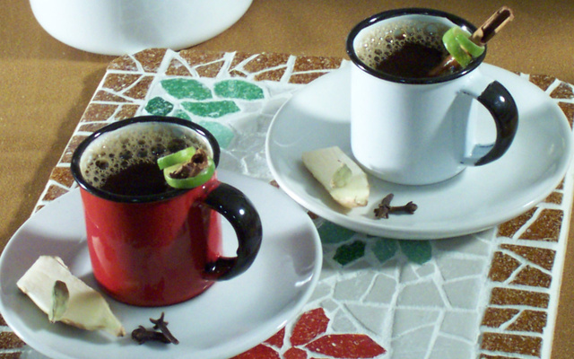 Café com especiarias