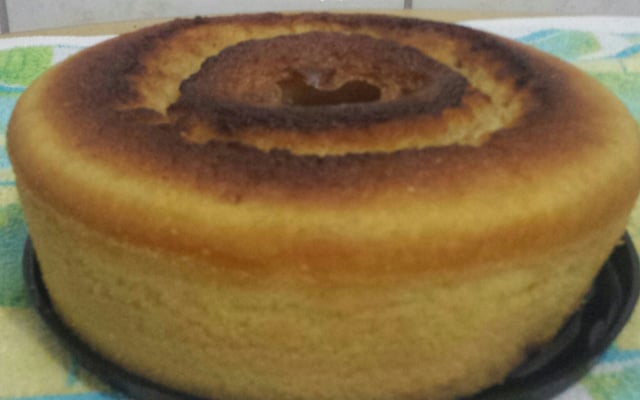 Bolo de fubá molhado