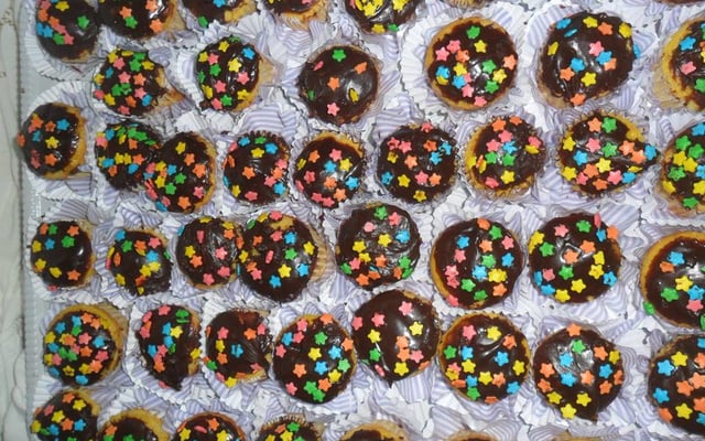 Cupcake de chocolate simples