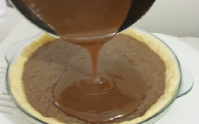 Cobertura de chocolate cremosa