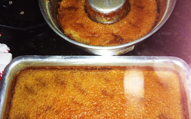 Bolo de acerola do Delair