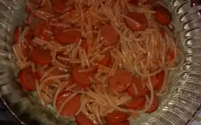 Macarronada de salsicha