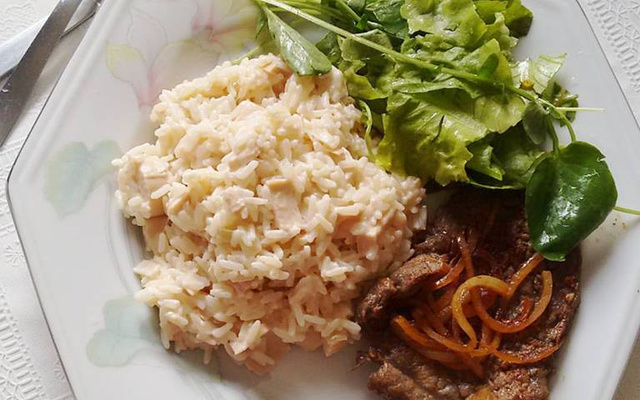 Risoto de palmito da Faby