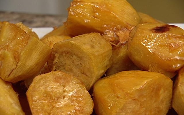 Batata doce caramelizada