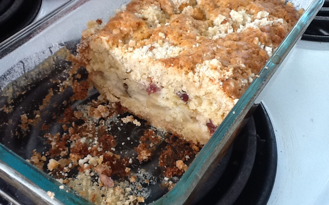 Bolo de bananas ou maçã - farofa